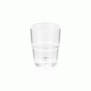 Verre universel 200 ml Ø 7 cm HAMBURG SYSTEM lot de 6 - Was Germany - transparent verre 4044925015400