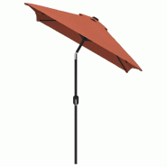 VidaXL Parasol d'extérieur avec mât en métal 300x200 cm terre cuite Modèle Calypso Élite - 44504