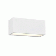 Applique extérieure Mayenne 2x E14 IP44 blanc mat aluminium up & down - 218560231 - blanc 4017807647563
