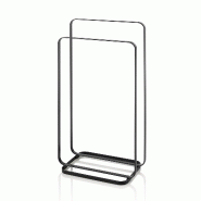 AQA Design Porte-serviettes QUORIX en métal noir L.40,3 P.24 H.80 MP03193 - noir métal MP03193