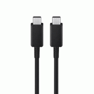Câble de charge USB-C vers USB-C Samsung DX510 original 1,8 m - noir - EP-DX510JBEGEU - noir multi-matériau EP-DX510JBEGEU
