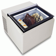 Chefgastro Modèle de table Vitrine à crème glacée BLANC  S'OUVRE DU CÔTÉ CLIENT - blanc CC3204