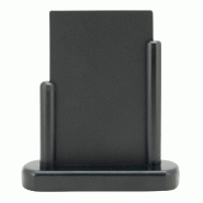Chevalet de table ardoise A6 Elégant noir 15x17.5cm
