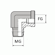 Coude mâle gaz conique x femelle gaz cylindrique - WCMFG90202 - DESIGNATION CMFGCO 1/8 90