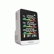 Détecteur de CO2 Portable avec Ecran Couleur Intelligent et Alarme Sonore YONIS - 3615616788722 Détecteur de CO2 Portable avec Ecran Couleur Intelligent et Alarme Sonore YONIS - 3615616788722