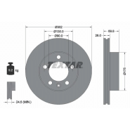 Disque de frein Textar 92228600 - ventilé de l'intérieur - boîte de 1 disque Disque de frein Textar 92228600 - ventilé de l'intérieur - boîte de 1 disque