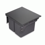 Emuca 8966123 Bac De Tri Sélectif Pour Montage Latéral Sur Meuble De Cuisine Recycle 2x24litres, Acier, Plastique Gris Anthraci - gris 8432393314730 Emuca 8966123 Bac De Tri Sélectif Pour Montage Latéral Sur Meuble De Cuisine Recycle 2x24litres, Acier, Plastique Gris Anthraci - gris 8432393314730