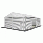 Entrepôt modulaire de stockage / structure en aluminium / toiture en pvc / système d'éclairage / système d'aération / système de chauffage