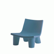 Fauteuil low lita de SLIDE - bleu