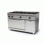 Gasfrit - Cuisinière 3 feux avec four à gaz 1200 x 550 x 850 mm 22,4 kw - cocina3fuehor