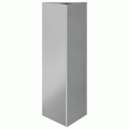 Helloshop26 - Jardinière bac lit surélevé plantes fleurs terrasse jardin triangulaire 30 x 26 x 75 cm acier galvanisé Argent 02_0038806 - 30002179 Helloshop26 - Jardinière bac lit surélevé plantes fleurs terrasse jardin triangulaire 30 x 26 x 75 cm acier galvanisé Argent 02_0038806 - 30002179
