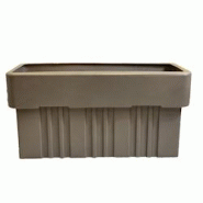Jardinière bella 135l - TAUPE - marron 0750122554850 Jardinière bella 135l - TAUPE - marron 0750122554850