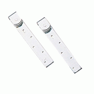 Paire de  monture galet flasque acier