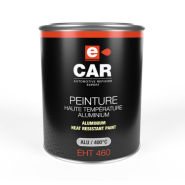 Peinture haute température couleur aluminium pour carrosserie automobile - 1L - Marque ECAR
