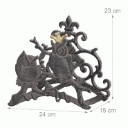 PORTE-TUYAU CHOUETTES ENROULEUR NOSTALGIQUE FONTE 13_0002293