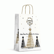 Sac kraft Lilywood poignées torsadées 26x32x12cm - par 50