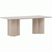 Table basse beige Olivia Rectangulaire : 120 x 60 cm Venture Home - beige 7340220833235 Table basse beige Olivia Rectangulaire : 120 x 60 cm Venture Home - beige 7340220833235