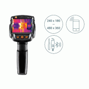 Testo 871s - Caméra thermique - 240x180 pixels, App - Haute résolution infrarouge et performances professionnelles