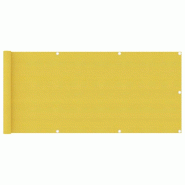 VidaXL Écran de balcon Jaune 75x400 cm PEHD Modèle Ibiza - jaune 310993