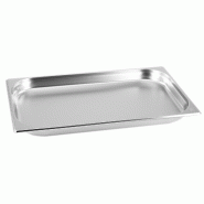 Bacs GN Gastronorm 1/1 40 mm en acier inoxydable GVK ECO - argenté inox GN-1/1-Var-40