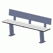 Banc public en bois buton industries bc 130 cm Banc public en bois buton industries bc 130 cm