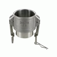 Coupleur à came rapide à souder en inox - YCCSIX065BW76 - DN 65 - BW 76.1 MM - Pétrochimie, Chimie, Agroalimentaire