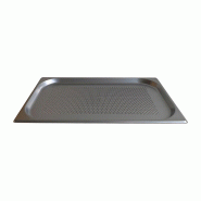 DBMARK - GPP11020-201 - Récipient perforé GN 1/1 20 mm. - 0.8mm S/S201 - gris inox GPP11020-201