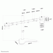 Neomounts FPMA-D550DDBLACK Support d'écran à  poser 10-32"
