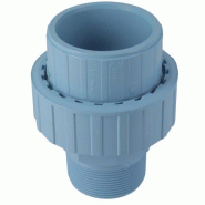 Union 3 pièces Girair - à coller et visser - joint EPDM - D 016x3/8" - Référence 06GA3FP016