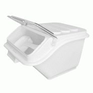 Bac à ingrédients 7,5 Litres (L)366 × (P)292 × (H)215 mm, en polypropylène alimentaire blanc