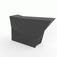 Bar asymétrique in & out FAZ - noir