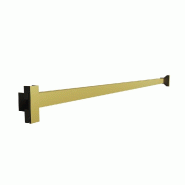 Barre de charge pour tube 25x15 mm - 1232x44mm - or bronze