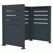 Cache-conteneurs MAESTRO METAL 2 modules Anthracite