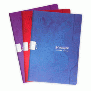 Calligraphe Lot de 10 Cahier Ligne 7000 A4, 48p./24 feuilles 70 g/m² piquées, Séyès - 3210330071213