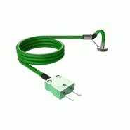 CHAUVIN ARNOUX - SK19 Capteur thermocouple K de surface avec embout aimanté, -50°C à +200°C, équipé d'une poignée et d'un cordon spiralé
