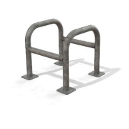 ÉTRIER SUR PLATINES POUR SÉCURISER LES POTEAUX