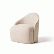 Fauteuil Nova en tissu Diemme avec dossier enveloppant
