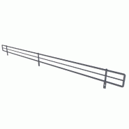 Galerie fil pour tablettes GP25 anthracite 133x5 cm