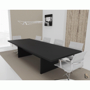 Grande table de réunion rectangulaire TAK - Mobel Linea. - Non, 300, Noir_0