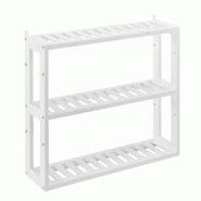 Helloshop26 - Meuble de rangement pour salle de bain meuble de stockage MDF laqué 54 x 15 x 60 cm blanc 03_0002854 - 3000342199780 Helloshop26 - Meuble de rangement pour salle de bain meuble de stockage MDF laqué 54 x 15 x 60 cm blanc 03_0002854 - 3000342199780