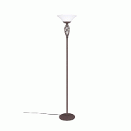 Lampadaire vintage 2xE27, IP20, rouille et blanc - Trio - Rustica - marron 4017807504712