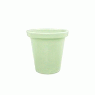 PLAST'UP ROTOMOULAGE Pot de fleurs rond xxl delight 420l - VERTAMANDE - vert 0637962081596