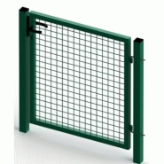 Portillon grillagé Maille 50x50 / droit / vert