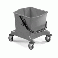Seau 25 lt gris pour Baby avec roues