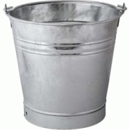 Seau évasé pied feuillard 11 litres Guillouard - gris 3273960401201 Seau évasé pied feuillard 11 litres Guillouard - gris 3273960401201
