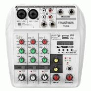 Table De Mixage Audio 4 Canaux Avec USB Et Effets Pour Enregistrement Pro Blanc YONIS - blanc 3615616946337 Table De Mixage Audio 4 Canaux Avec USB Et Effets Pour Enregistrement Pro Blanc YONIS - blanc 3615616946337