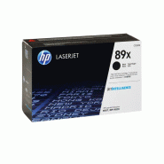 Toner noir LaserJet HP 89X authentique grande capacité