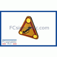 Triangle Triflash AK31 autonome magnétique 500 mm 1 face classe 2 LEDWORK LWK0540-AK31 Triangle Triflash AK31 autonome magnétique 500 mm 1 face classe 2 LEDWORK LWK0540-AK31