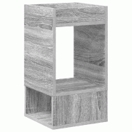VidaXL Table d'appoint Gris Sonoma 30 x 30 x 56 cm Bois d'ingénierie Modèle Flex Soleil Élite - 890938