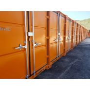 Abris de stockage pour zones de rangement - Modules rapides à installer pour zones de rangement temporaires ou durables